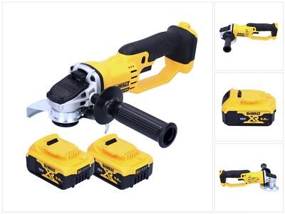 DeWalt DCG 412 N Akku Winkelschleifer 18 V 125 mm + 2x Akku 5,0 Ah - ohne Lader