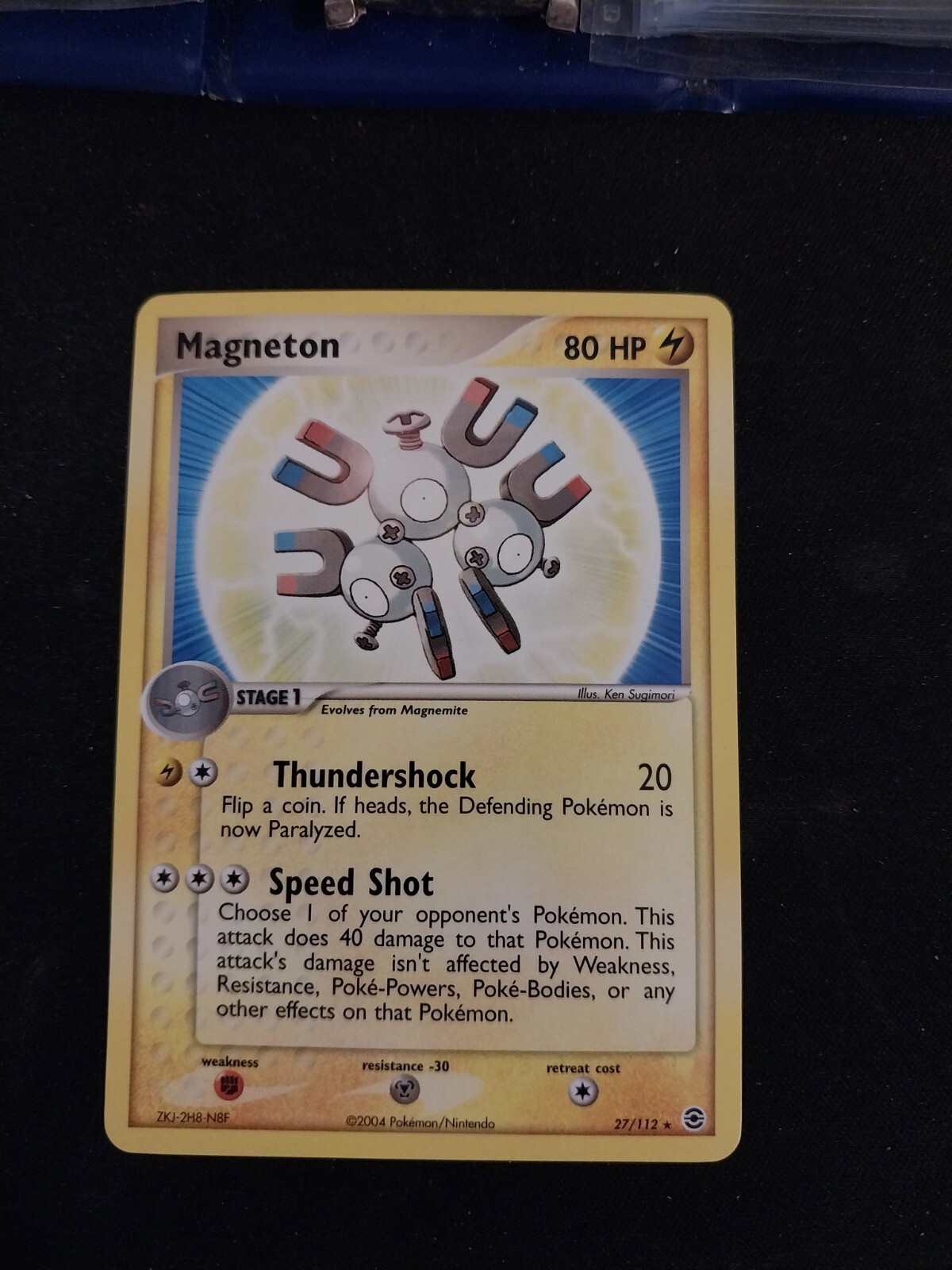 Magneton 27/112 -  Pokemon TCG - Near Mint EX Fire Red Leaf Green eReader VTG