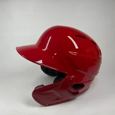Rawlings Red S100 Batting Helmet Size 7 3/8 With C Flap for Right Hand Hitter