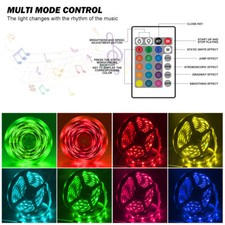 Bar Billiard Pool Table Bumper Bathroom  LED RGB Color Changing Lights Remote