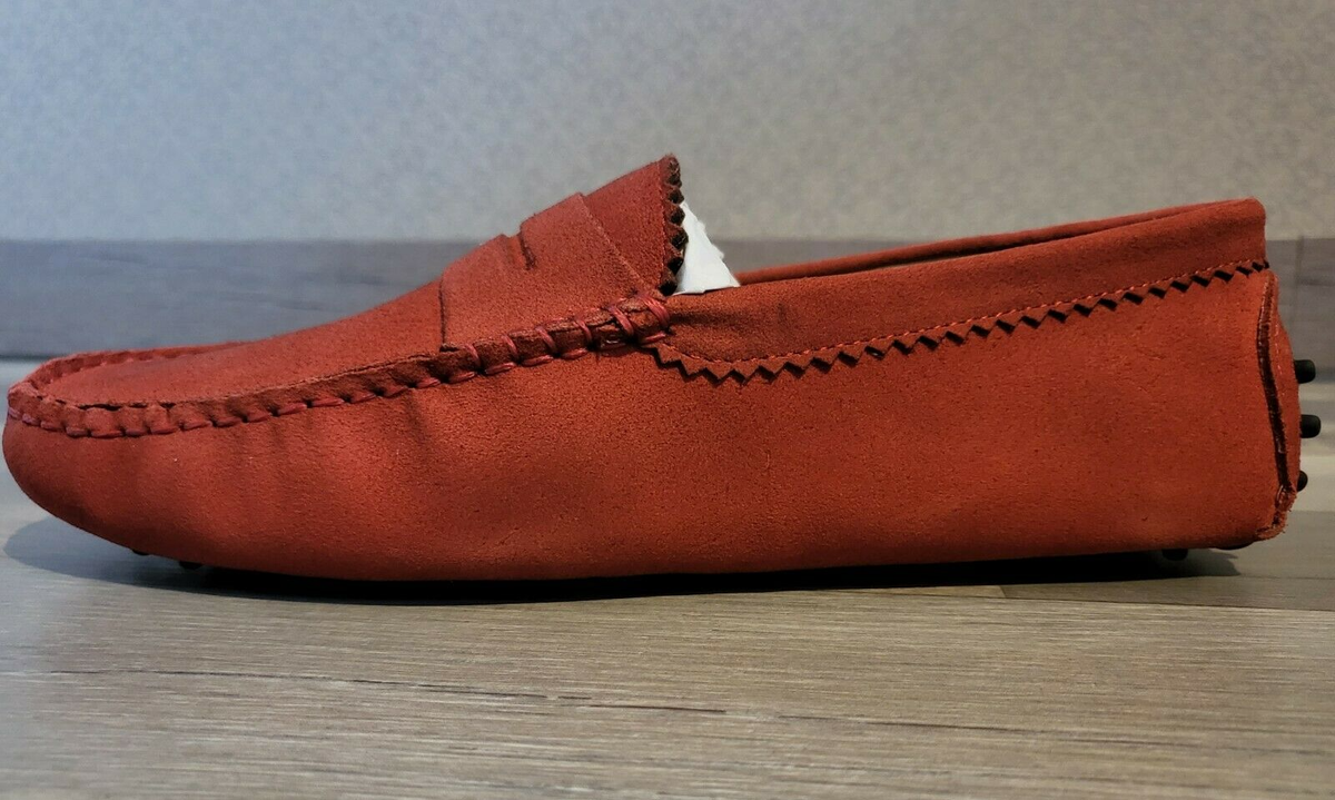 CHARLES SMITH Chaussures bateau mocassins DENNIS rouge vieilli Taille 42