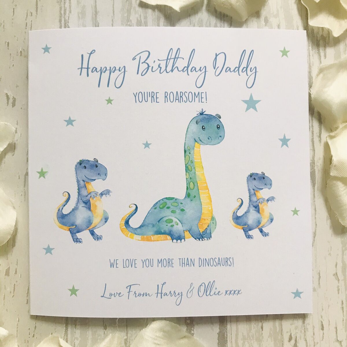 Dinosaur Father's Day Card Roarsome Father's Day 