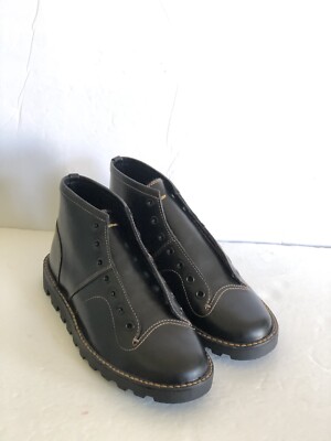 Coach Unisex Cordovan Black Leather Boxing Lace Up Round Toe Boot Coach Boots for Men for Sale - Shop New & Used Men main image 3