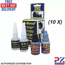 10 x Q-Bond Glue & Powder Repair Kit Super Strength Metal Glass Wood QB2