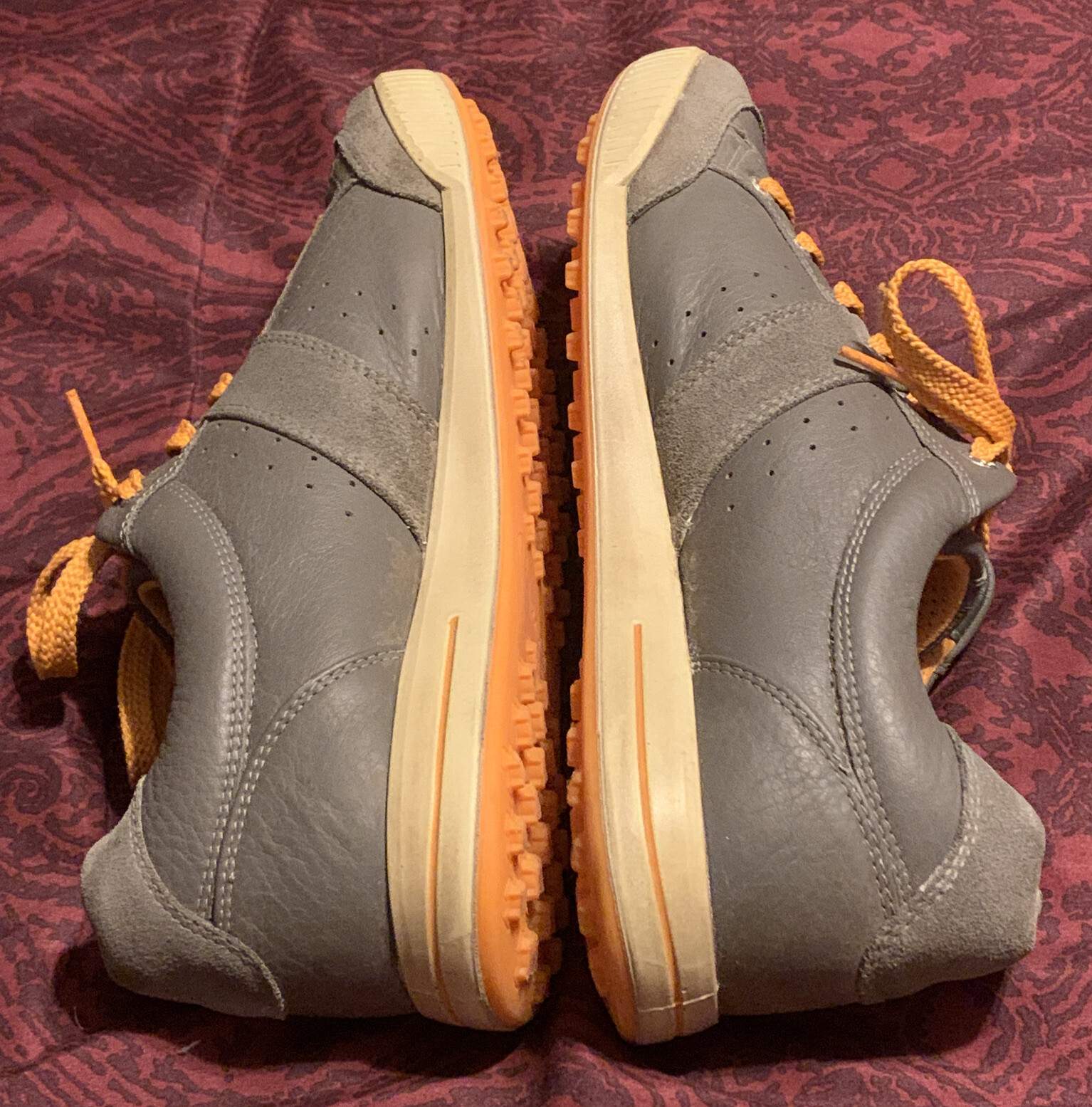 ECCO LEATHER SPIKELESS MEN'S GOLF SHOES SIZE 9.5 (43… Gem