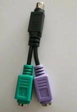 CABLE / PS2 /SPLITTER Y MINIDIN 6PIN - 2  MINIDIN 6P/ FEM. PS/2 MOUSE/TAST.
