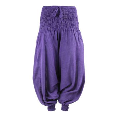 Einfache Drop Schritt Harem Hose Unisex Aladdin Hose Hippie Boho
