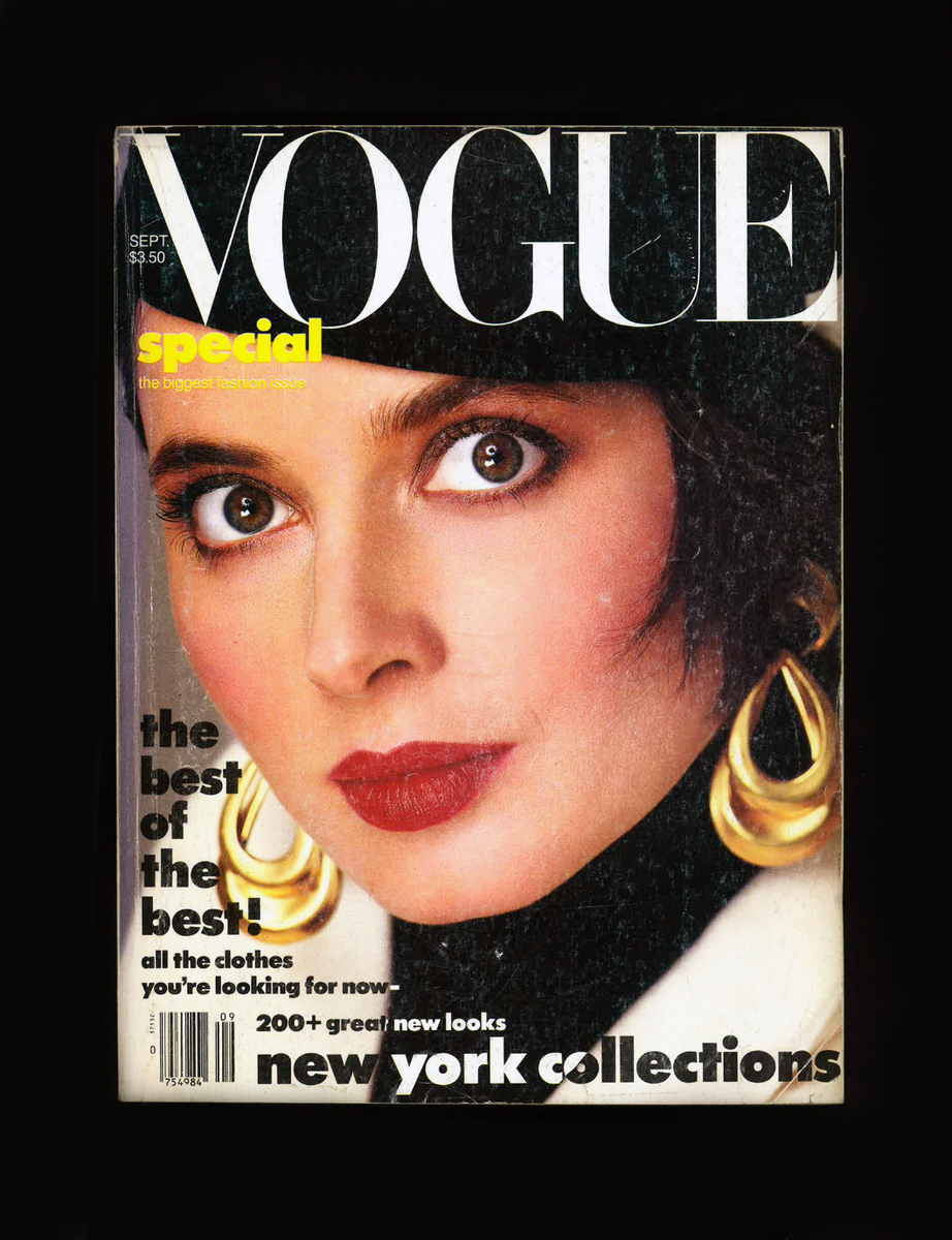 VOGUE-SEPTEMBER 1985-NY COLLECTIONS-RICHARD AVEDON-ANGE