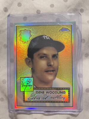 2002 Topps Chrome '52 Reprints Refractors #52R15 Gene Woodling - 669