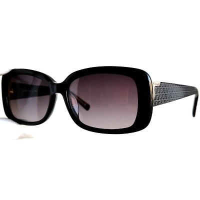 Sonnenbrille FENDI sunglasses FS5210 black gray FF monogram square vintage