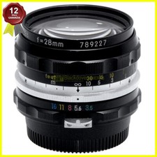 Nikon Nikkor H Auto 28mm. f3.5. F-mount fork camera lens.