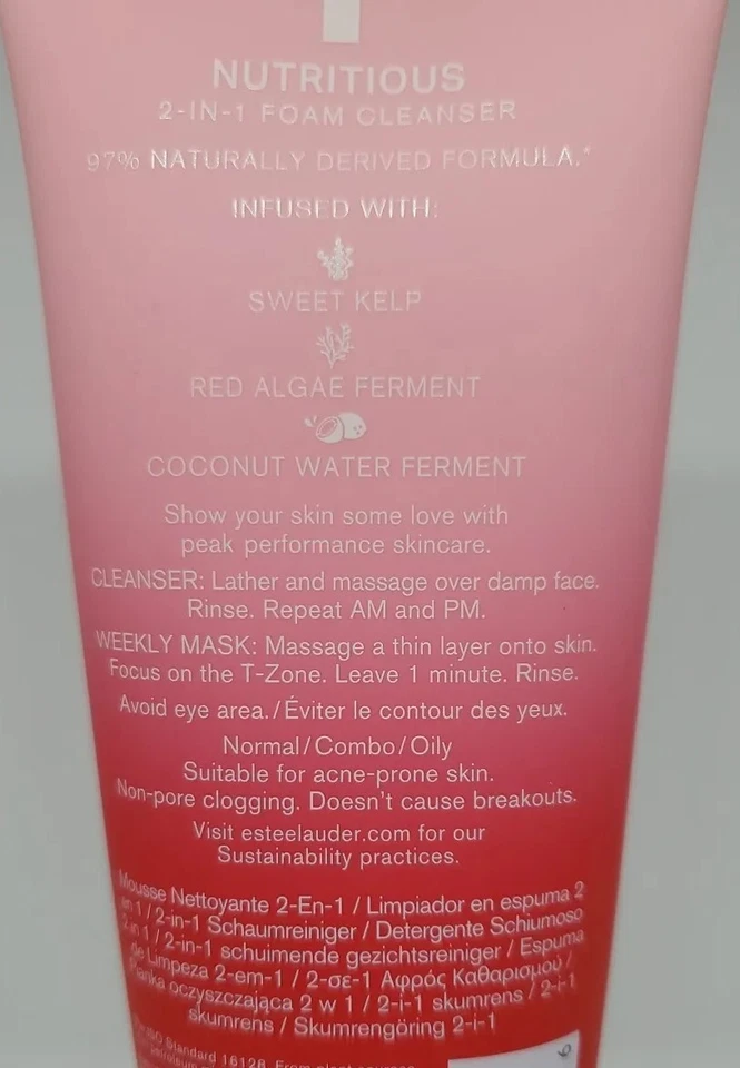 Limpiador en espuma 2 en 1 Estee Lauder Nutritious Radiant Vitality 125 ml/4,2 oz Foto 4 de 4