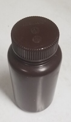 72 Thermo Scientific Nalgene Wide Mouth 250ml Amber HDPE Bottles DS2185-0008
