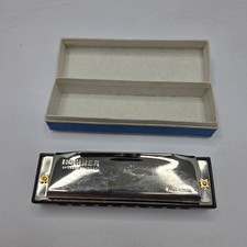 Hohner International Harmonica 10 Hole Key of C Silver Diatonic with Box