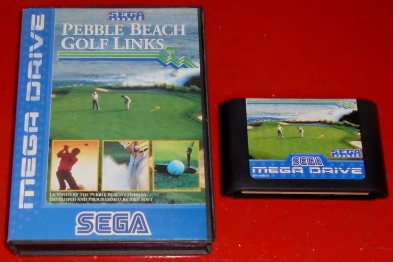Sega Mega Drive Game Pebble Beach Golf Links - No Instructions - VGC