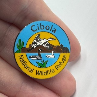 Cibola National Wildlife Refuge Arizona Scenic Bird Souvenir Lapel Pin Rare