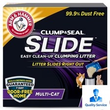 Arm  Hammer Slide Easy Clean Up Multi-Cat Clumping Litter