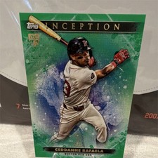 2024 Topps Inception Ceddanne Rafaela Rookie Green Parallel #96 Red Sox