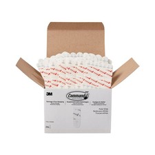 Command 17024S256NA 1.63 x 2.75 Removable Poster Strips - White (256/Pack) New