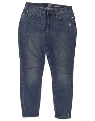 Lee Damen Riders Mid Rise Skinny Jeans W30 L26 Blau BE09
