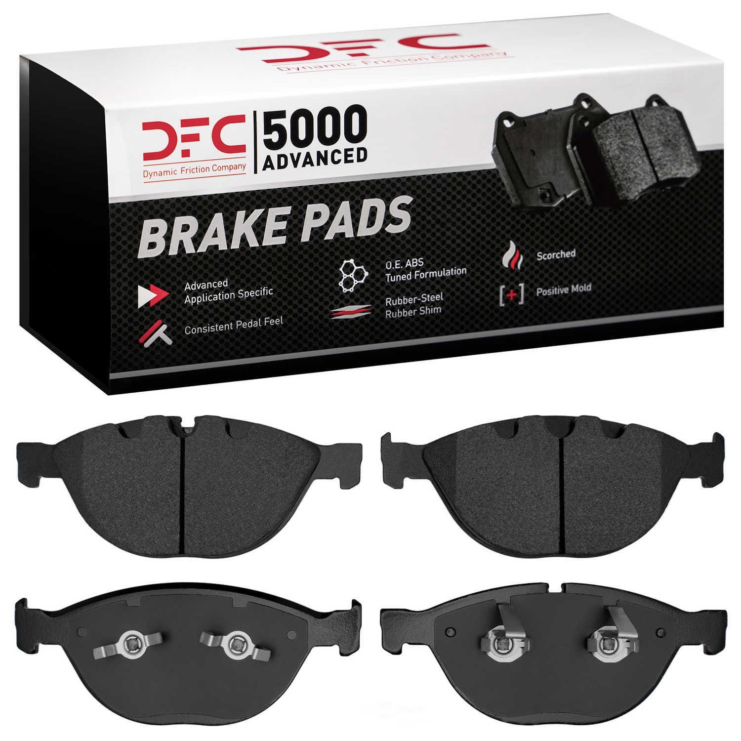 Disc Brake Pad Set fits 2004-2012 Rolls-Royce Phantom DFC