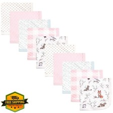 Hudson Baby Cotton Washcloths Enchanted Forest One Size