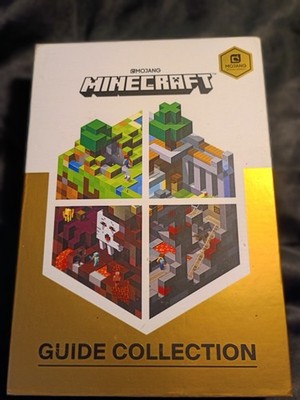 Minecraft Guide Collection 4 Book Boxed Set Mojang Hardcover Complete Box Set