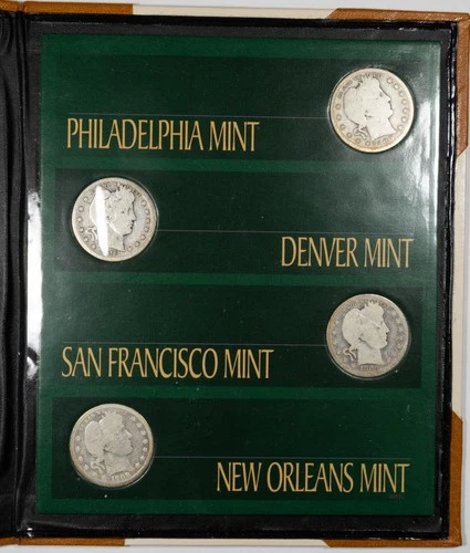 Barber Quarter Mint Mark Collection Book Set