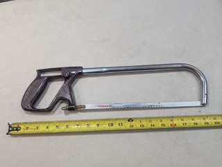 Nice Vintage Stanley 408 Tubular Frame Adjustable 8 10 12 Hacksaw. Made in USA!