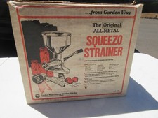 Vintage The Original All Metal Squeezo Strain...