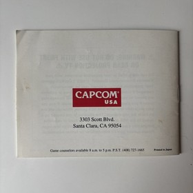 Mega Man 3 Instruction Manual Only Nintendo Nes Authentic