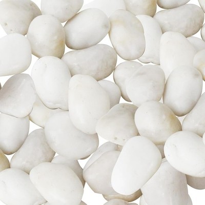 5LBS White River Rocks, 2-3 Inch Natural Pebbles for Indoor Plants,High Polished