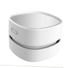  Desktop Vacuum Cleaner, Mini Table dust Sweeper Energy Saving,High White
