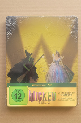 WICKED - Teil 2 - Cover B - Steelbook 4K UHD+BLU-RAY - NEU&OVP Deutsche VK-Vers.