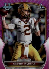 2022 Bowman University Chrome Tanner Morgan #11 Pink Refractor Minnesota 21C