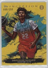 2021-22 Topps Inception OTE Overtime Elite Yellow 66/150 Dominick Barlow #62 0v9