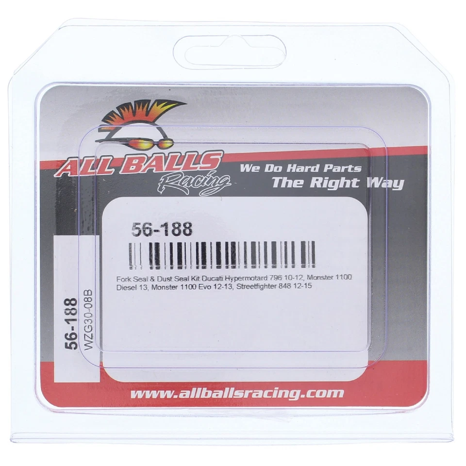 Nuevo kit de sellado de polvo y todas las bolas para k 56-188 para Ducati Streetfighter 848 12-15 Foto 4 de 4