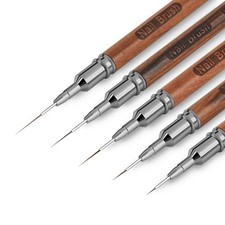 Nail art brushes, 5Pcs Nail Art Liner Brushes, Painting Art Design Brush Set ...