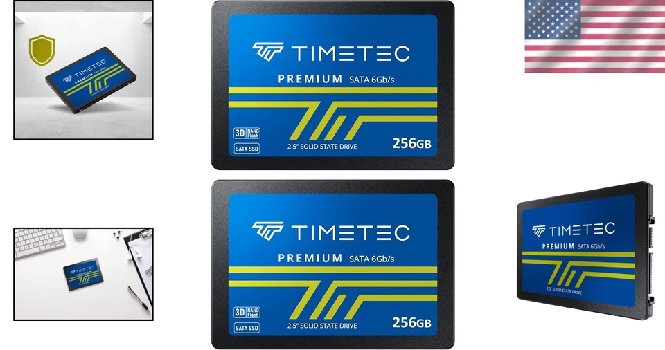 256GBx2 SSD 2 Pack SATA III 6Gb/s 2.5" 200TBW - Image 2 of 4