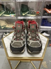 Merrell Youth Moab 3 Mid MK265701 Mens Size 4 Boulder/Red Leather Ankle Boots