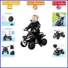 NO Power Kids Ride On Push Car for 1.5-3 , Black, Foot-to-Floor, Lights