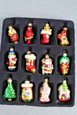 Macy's Holiday Lane Mini Christmas Ornaments Set of 12  2011 2-1/4" T