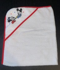 VINTAGE DUNDEE MICKEY  MINNIE MOUSE HOODED BATH TOWEL C2