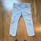 Gap 1969 Men's Gray Slim Straight Leg Denim Jeans Light Wash Mid Rise 5-Pocket — photo 1