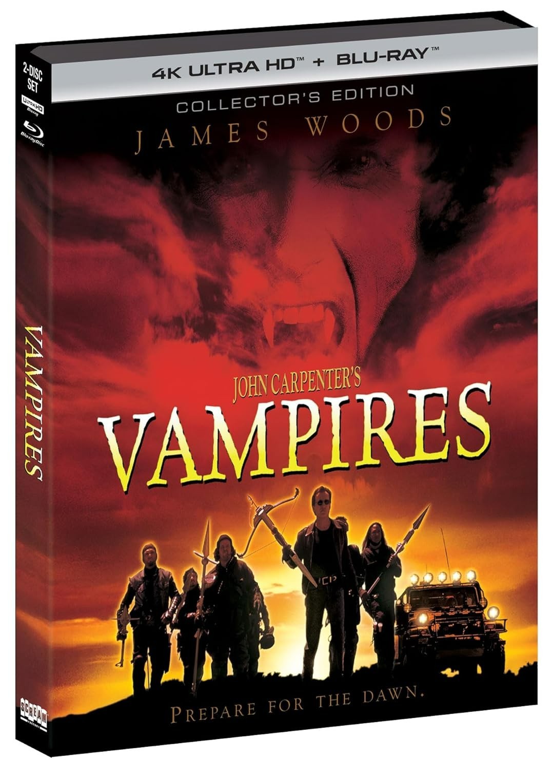 Vampires (1998) - 4K UHD Blu-ray - New & Sealed - John Carpenter -With Slipcover