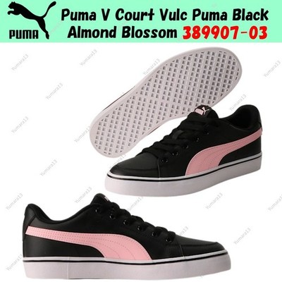 Puma V Court Vulc Puma Black Almond Blossom 389907-03 Herren Gr.
