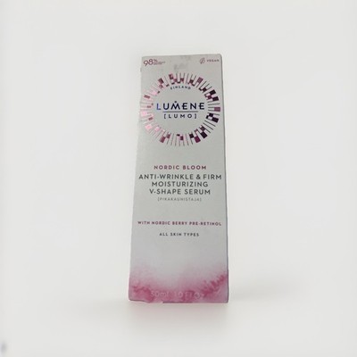 LUMENE Nordic Bloom Anti-Wrinkle & Firm Face Moisturizing V-ShapeSerum 1oz
