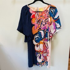 Anthropologie Maeve Flutter Sleeve Scoop Neck Mini Dress Size Small