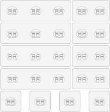 12 Pack Shower Caddy Adhesive Hooks Strong Replacement for Shelves Racks