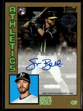 2019 Topps Update 1984 35th Gold Auto Skye Bolt RC Auto 12/50 Oakland Athletics
